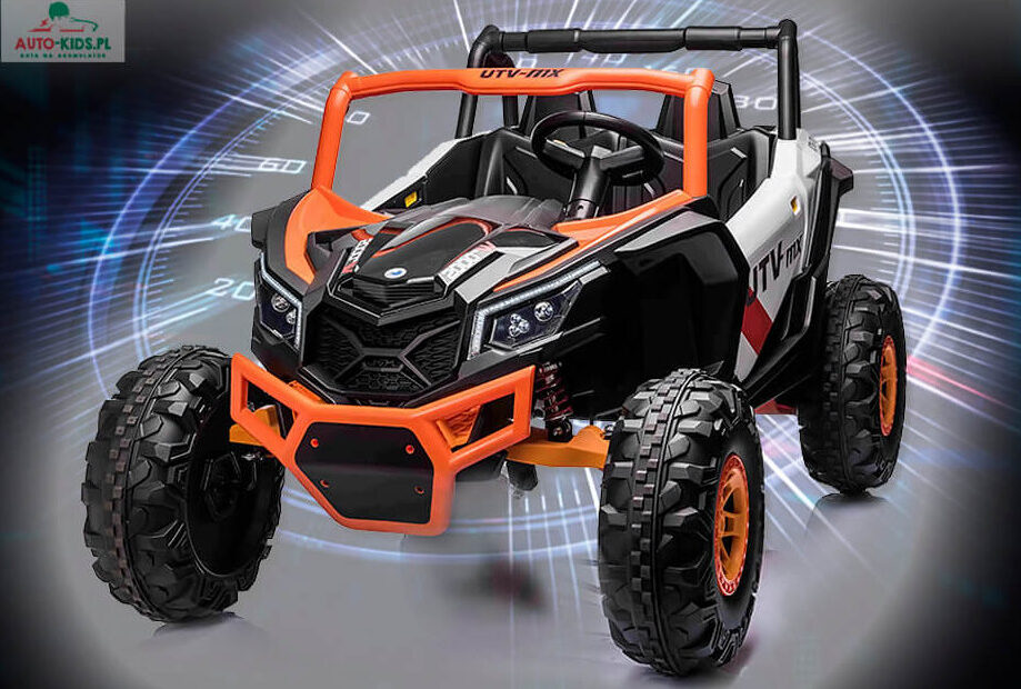 Olbrzymi pojazd 2-osob. Buggy UTV XMX-613 Mega Moc 2x200W 24V7AH POMARAŃCZOWY
