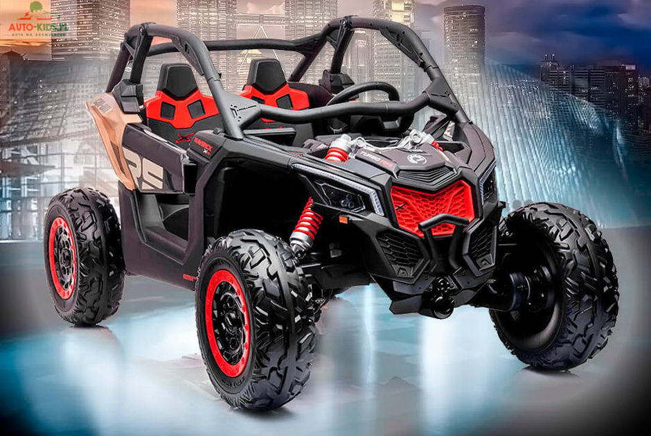 Can Am Maverick 2-osob. Wersja Premium X RS Turbo RR Mega Moc 4x4 800W! 2x24V 20Ah!! CZARNY