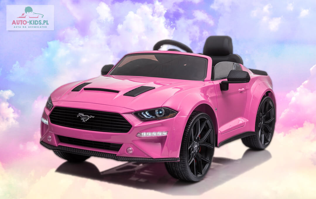 Ford Mustang 2x300W (600W!) 2x12V7Ah (24V!) DRIFTOWANIE RÓŻOWY